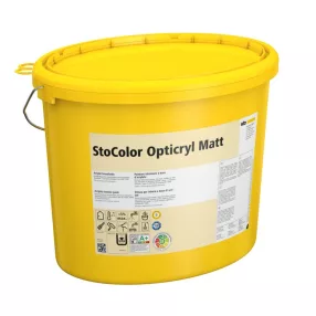 Beltér, Festékek, StoColor Opticryl Matt, matt beltéri akril festék, 15 l,fehér, 00024-001