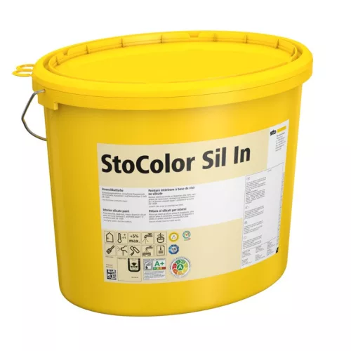 Beltér, Festékek, StoColor Sil In, szilikát bázisú festék, 15 l, fehér, 00206-006