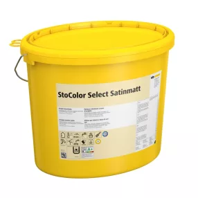 Beltér, Festékek, StoColor Select Satinmatt, beltéri latex festék, 15 l, fehér, 00242-001