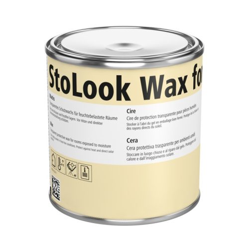 Beltér, Effektek és struktúrbevonatok, StoLook Wax Forte, viaszréteg, 0,75 l, tejfehér, 01339-001