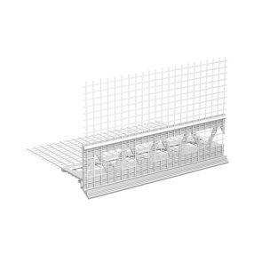 Homlokzat, Hőszigetelő rendszerek, Üvegszövet hálók és élvédők, Sto-Tropfkantenprofil DP 10 mm, prof