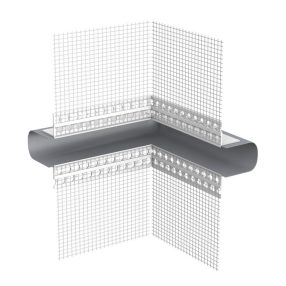 Homlokzat, Hőszigetelő rendszerek, Üvegszövet hálók és élvédők, Sto-Dehnfugenprofil E Inneneckstück,