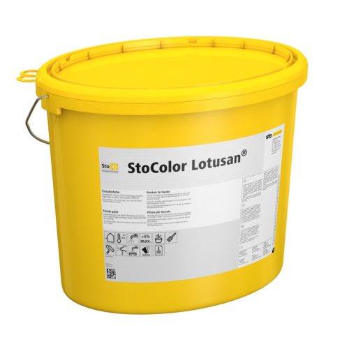 Homlokzat, Homlokzatfestékek, StoColor Lotusan®, kültéri festék lótusz-effektussal, 15 l, világos bézs, 032