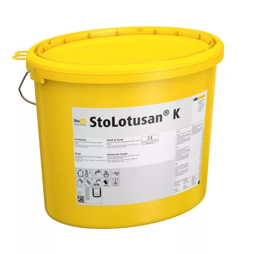 Homlokzat, Hőszigetelő rendszerek, Vékonyvakolatok, StoLotusan® K - 1,0 mm, vékonyvakolat, 25 kg, fe