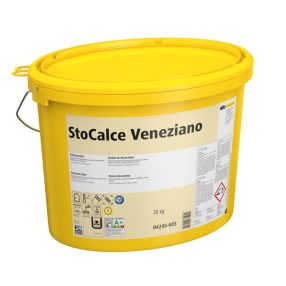 Beltér, Effektek és struktúrbevonatok, StoCalce Veneziano, beltéri glettanyag, 20 kg, naturfehér, 04