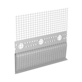 Homlokzat, Hőszigetelő rendszerek, Üvegszövet hálók és élvédők, Sto-Übergangsprofil Blech, végprofil