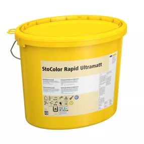 Beltér, Festékek, StoColor Rapid Ultramatt, ultramatt beltéri diszperziós festék, 15 l, fehér, 08109