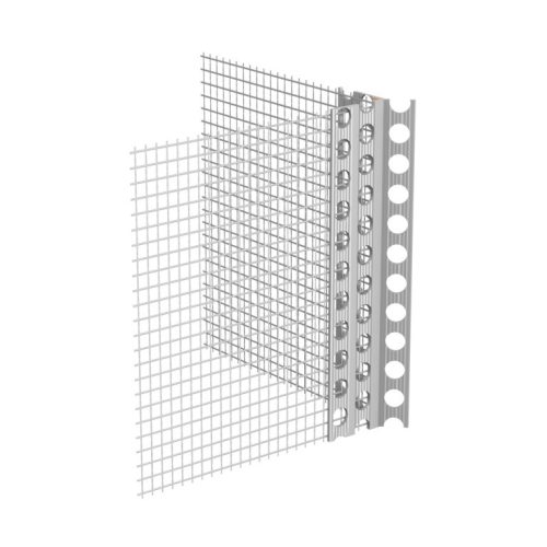 Homlokzat, Hőszigetelő rendszerek, Üvegszövet hálók és élvédők, Sto-Kantenprofil Y 10 mm, élvédő, 2,