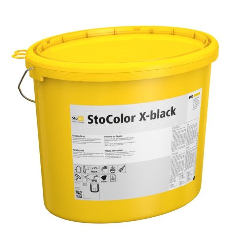 Homlokzat, Homlokzatfestékek, StoColor X-black, speciális homlokzatfesték, 15 l, színezett (matt) , 