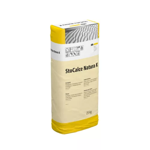 Beltér, Vékonyvakolatok, StoCalce Natura K 1,0, beltéri fedővakolat, 25 kg, fehér, 09546-001