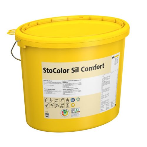 Beltér, Festékek, StoColor Sil Comfort, szilikát bázisú festék, 15 l, fehér, 09547-004