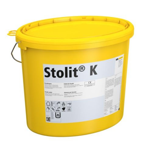 Homlokzat, Hőszigetelő rendszerek, Vékonyvakolatok, Stolit® K kültéri fedővakolat, 25 kg, fehér, 001