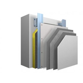 StoVentec R - Átszellőztetett homlokzatburkolati rendszer, felület folytonos vakolt kialakítással