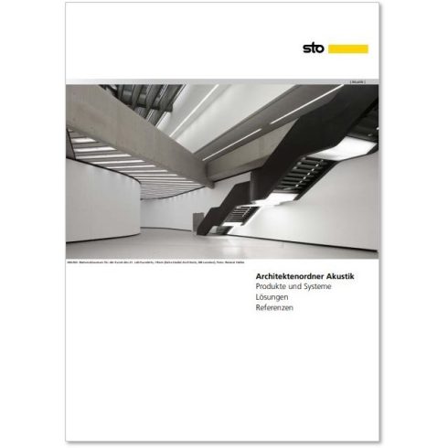 Építész mappa - akusztika - német nyelvű - Letölthető pdf katalógus