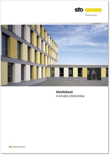 Homlokzat - A kínálat áttekintése - Letölthető pdf katalógus