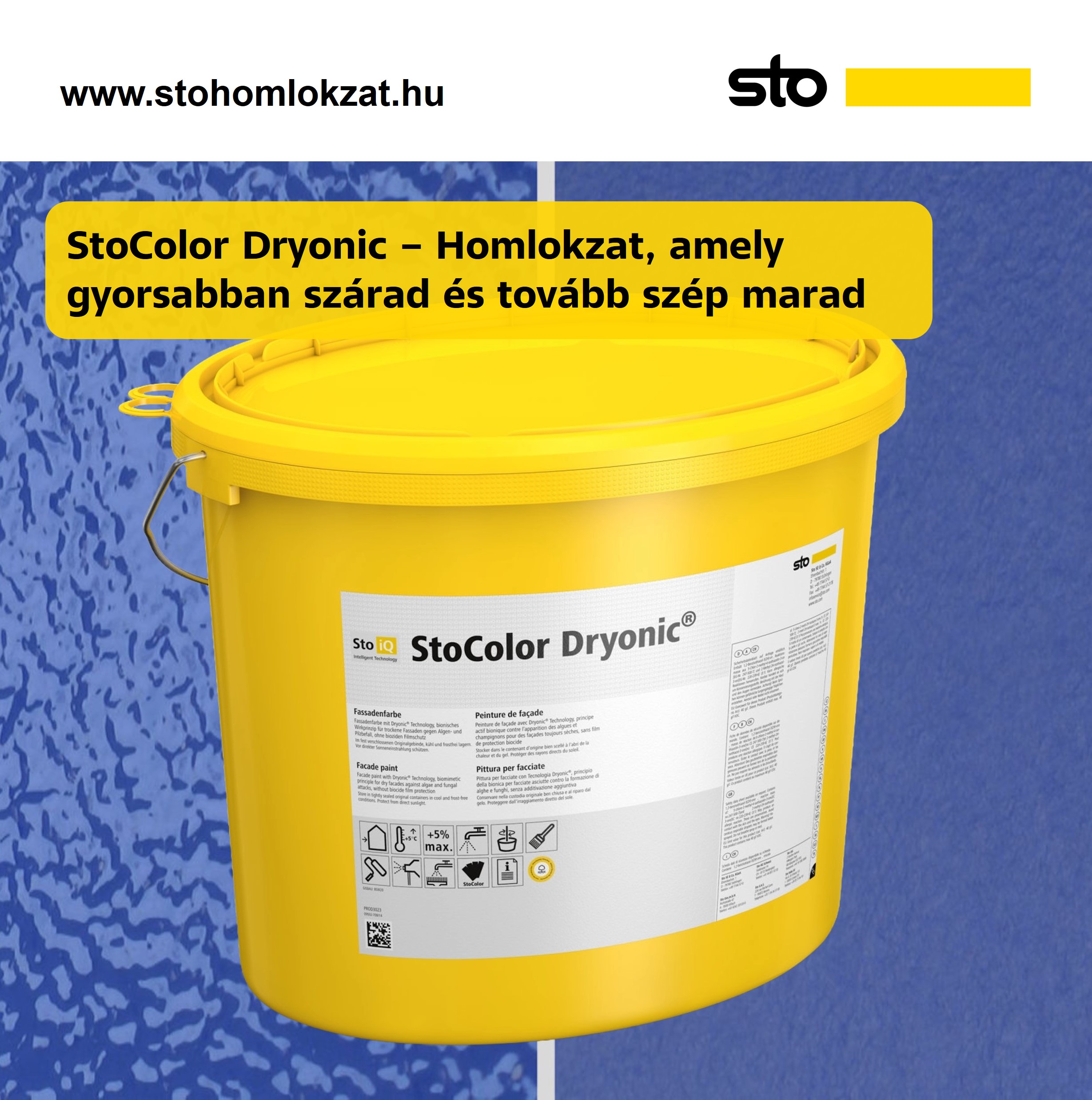StoColor Dryonic – Homlokzat, amely gyorsabban szárad és tovább szép marad