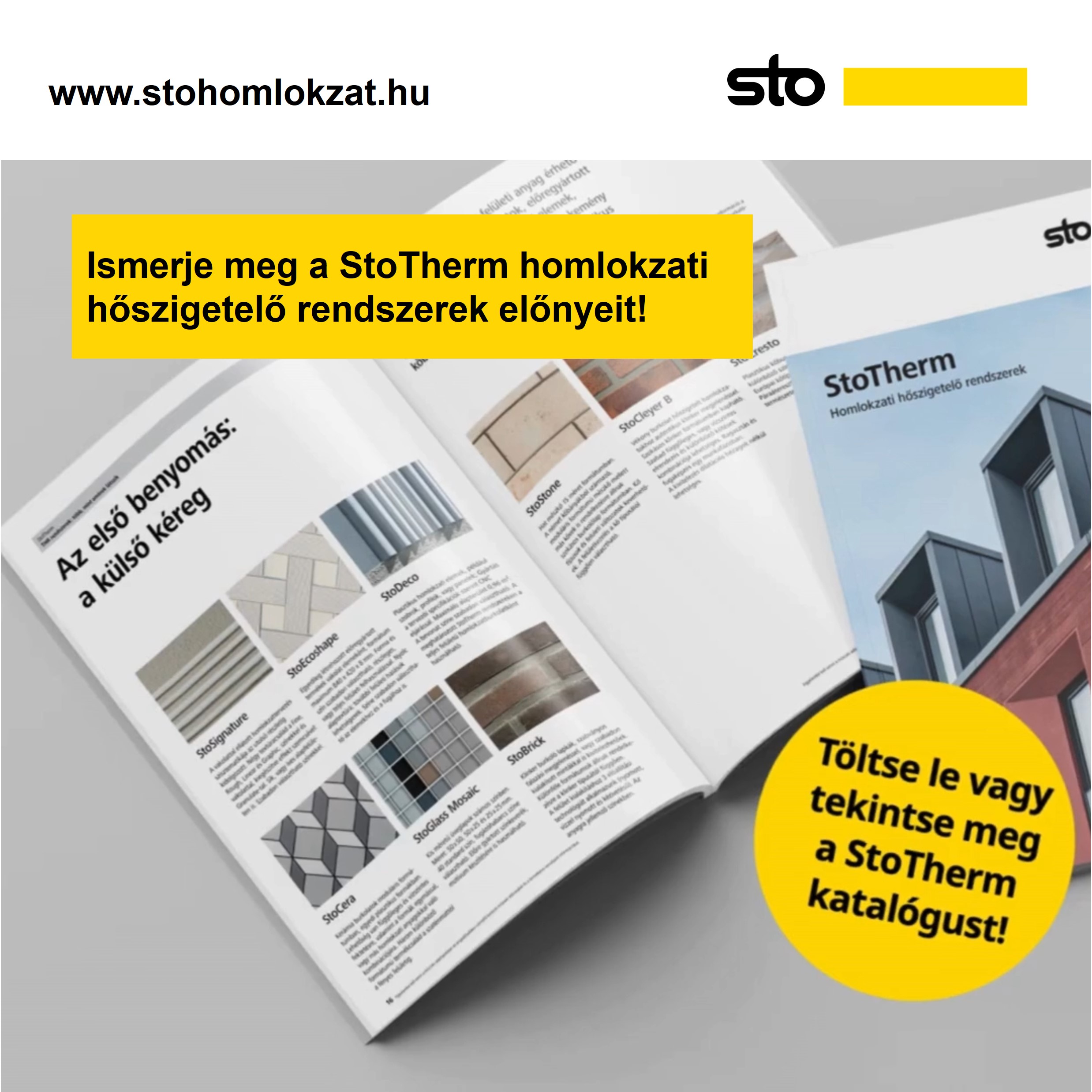 Ismerje meg a StoTherm homlokzati hőszigetelő rendszerek előnyeit!