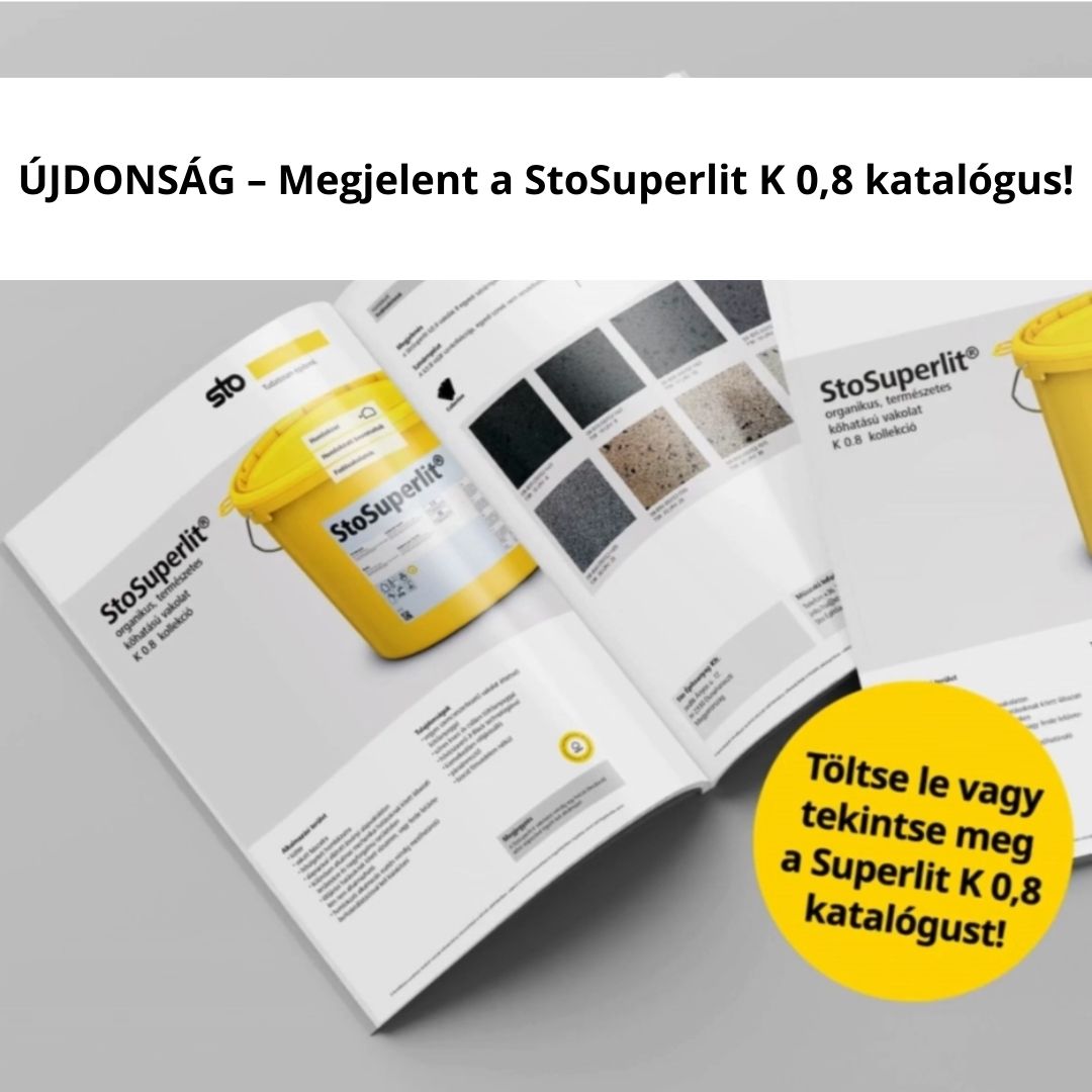 ÚJDONSÁG – Megjelent a StoSuperlit K 0,8 katalógus!