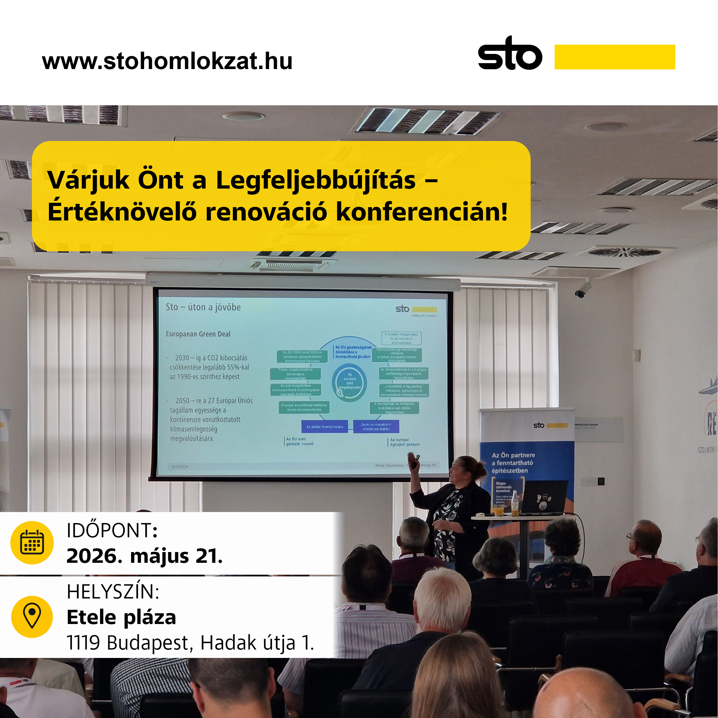 Találkozzunk május 21-én a Legfeljebbújítás – Értéknövelő renováció konferencián!