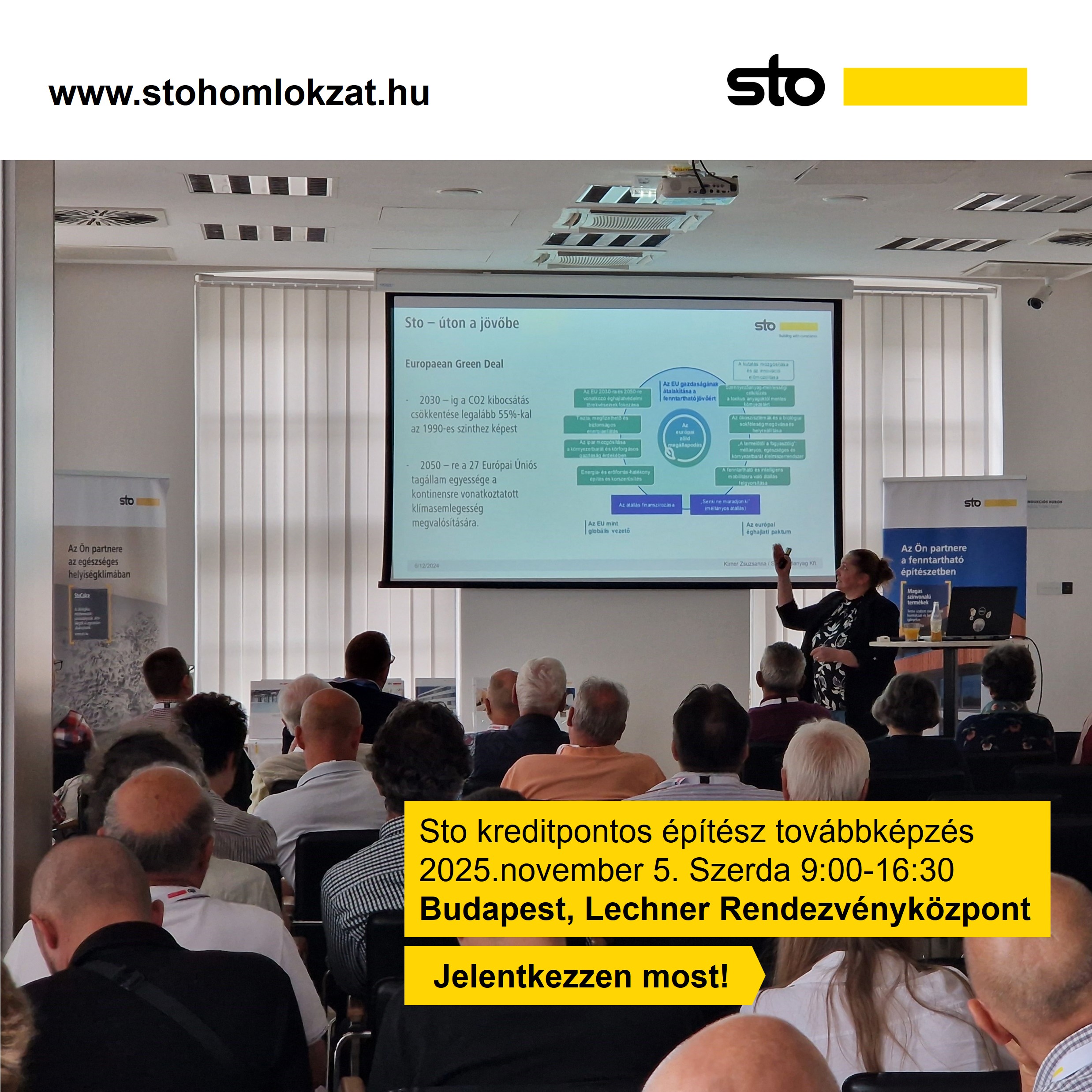 Sto kreditpontos építész továbbképzés 2025.november 5-én a Lechner Rendezvényközpontban!