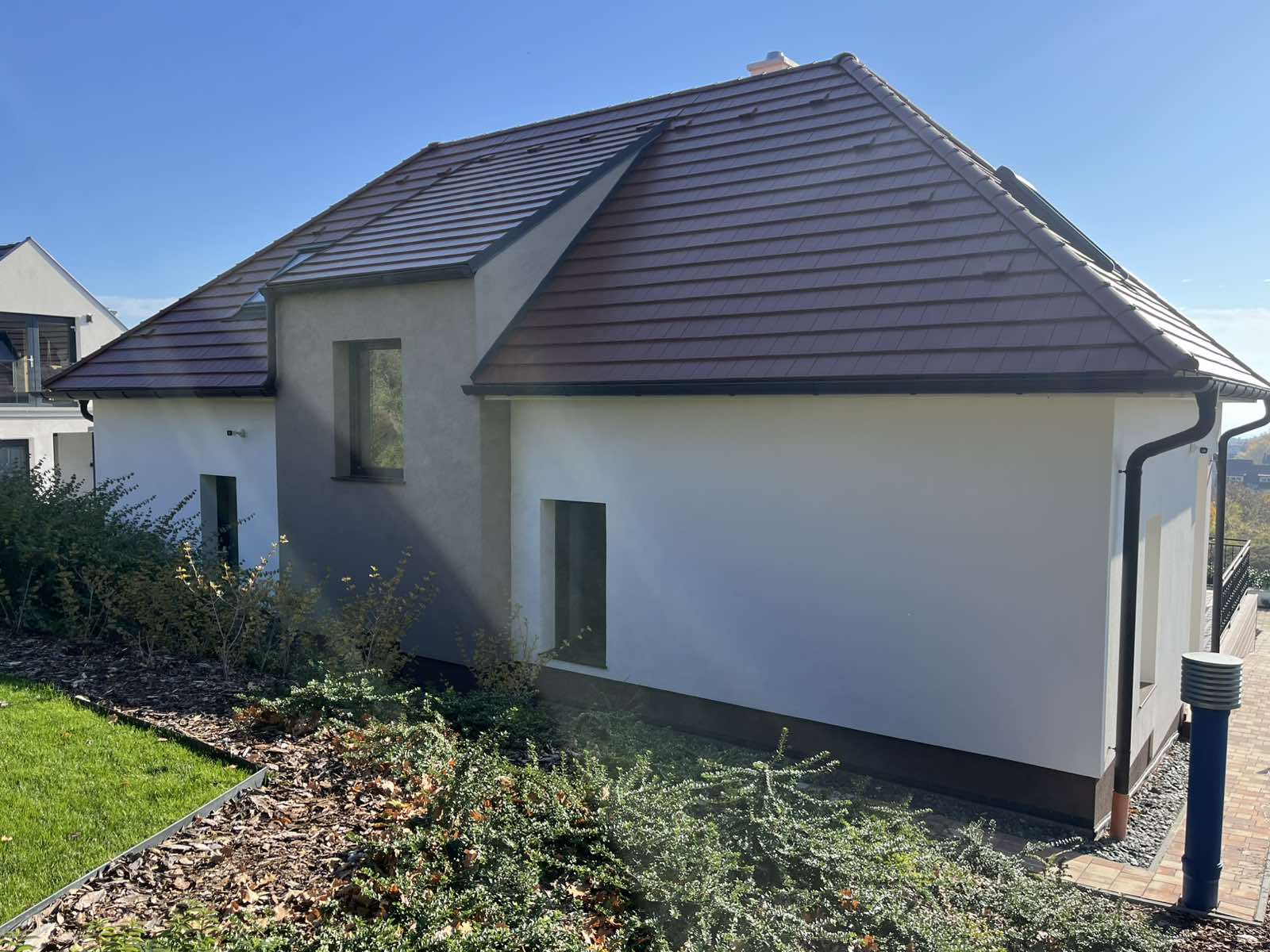 Balatonfüred családi ház StoTherm Mineral homlokzati hőszigetelés